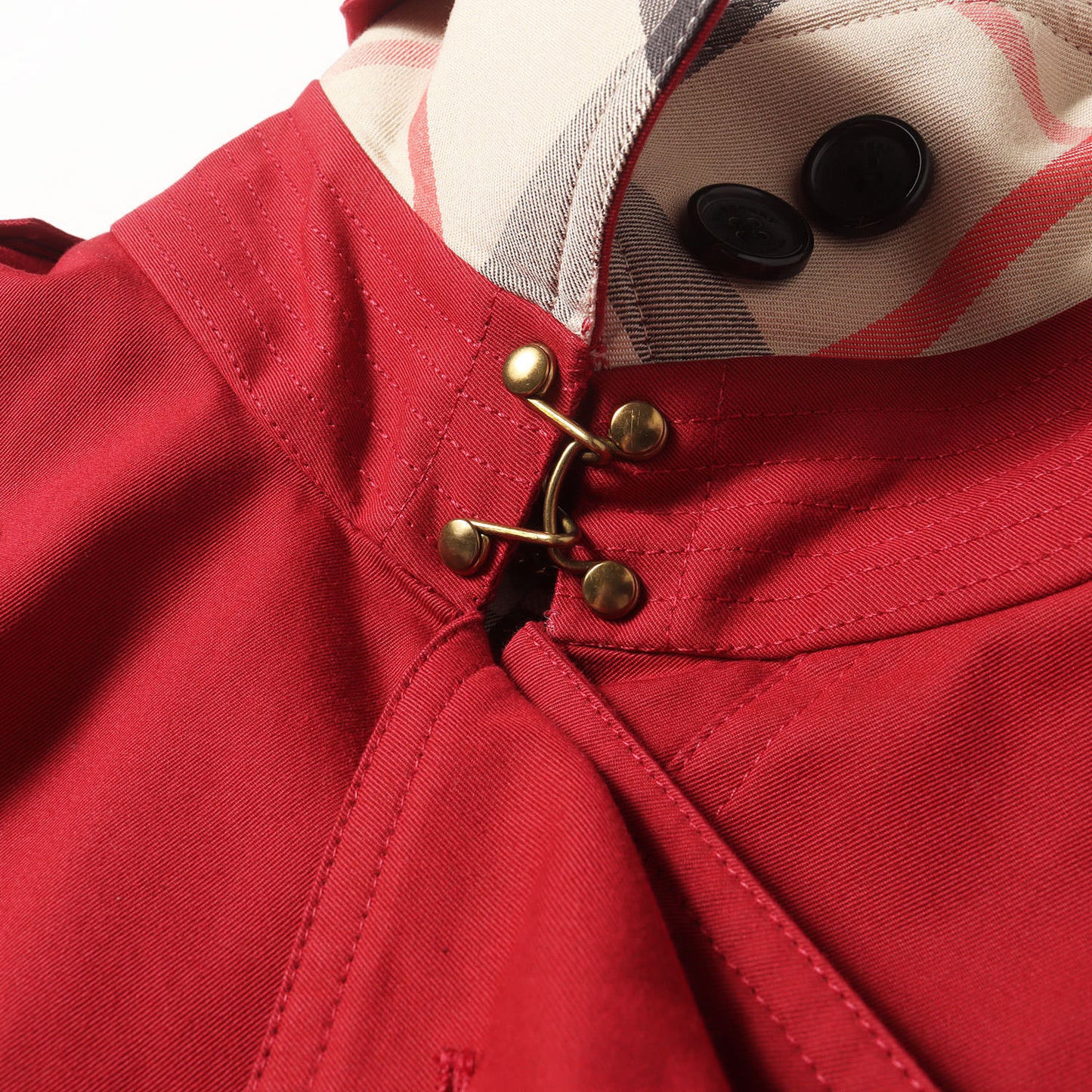 裏地ノバチェック ギャバジン トレンチコート(THE SANDRINGHAM)