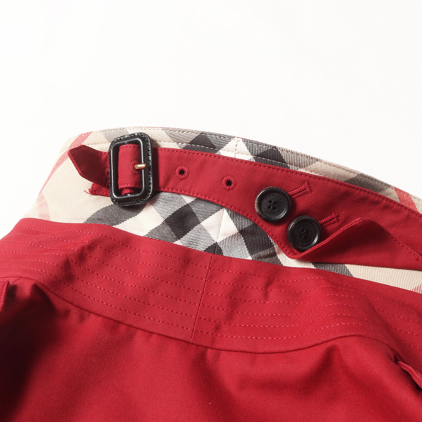 裏地ノバチェック ギャバジン トレンチコート(THE SANDRINGHAM)