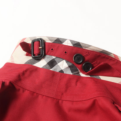 裏地ノバチェック ギャバジン トレンチコート(THE SANDRINGHAM)