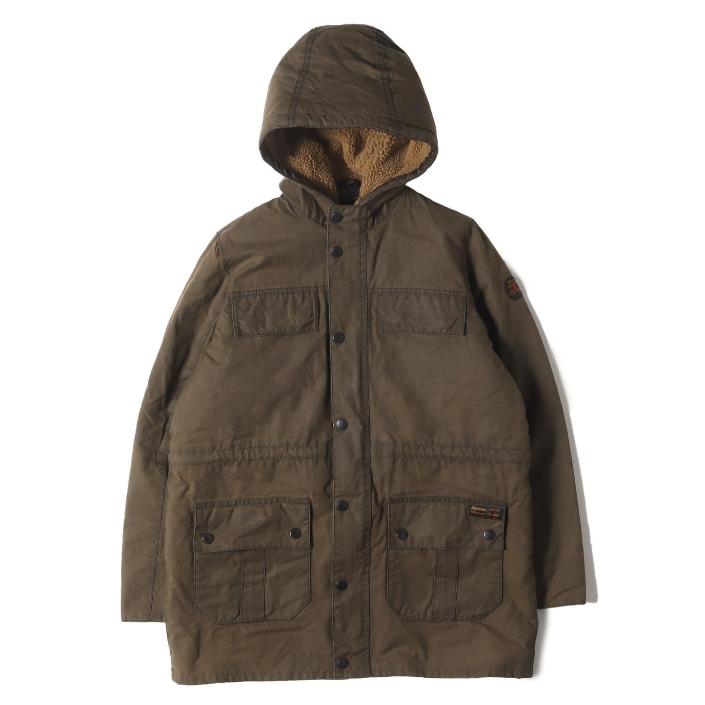 裏ボア付き ダーハム ワックスドコットン フーデッドジャケット (DURHAM JACKET)