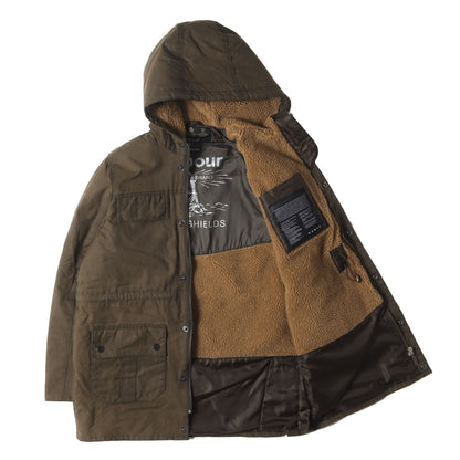 裏ボア付き ダーハム ワックスドコットン フーデッドジャケット (DURHAM JACKET)