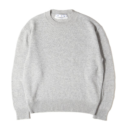 20AW アイコンマーク カシミヤニット クルーネック セーター