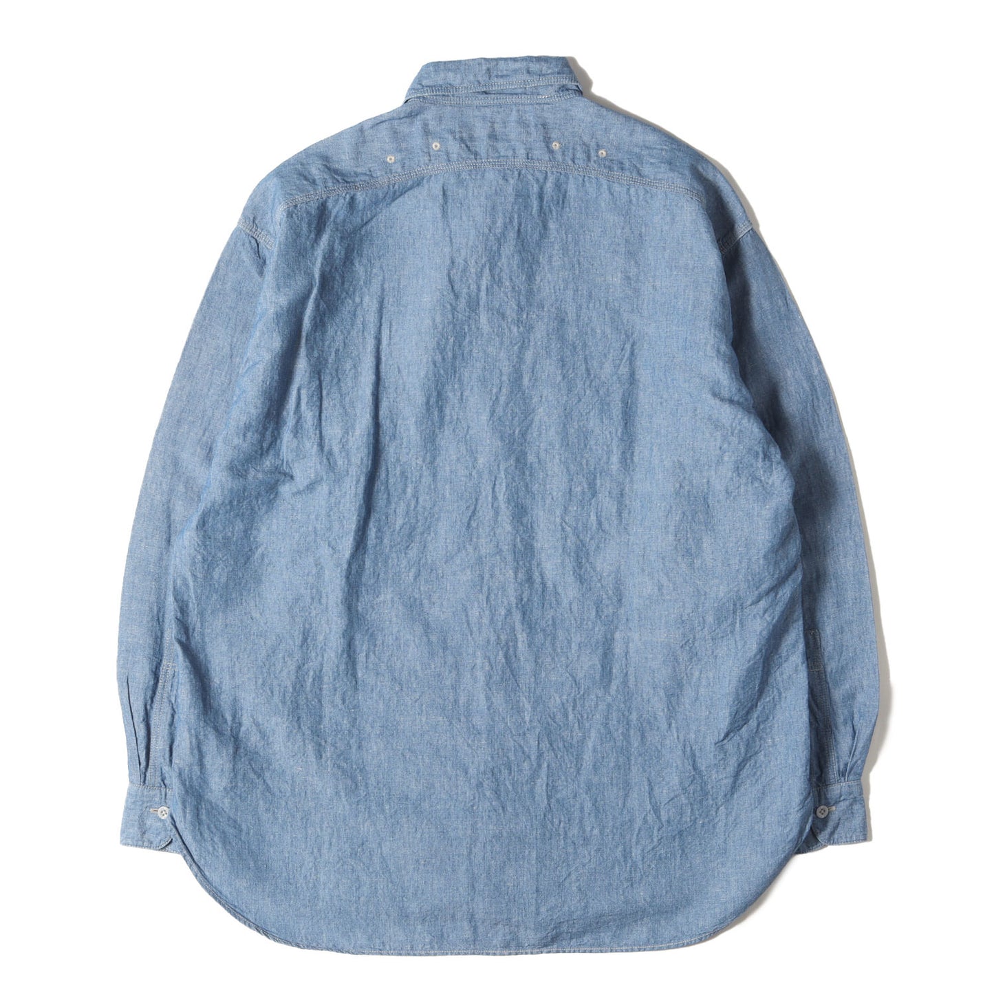 22SS コットン/リネン シャンブレー ワークシャツ(CHAMBRAY CL-SHIRT LS)