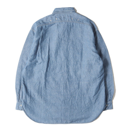 22SS コットン/リネン シャンブレー ワークシャツ(CHAMBRAY CL-SHIRT LS)