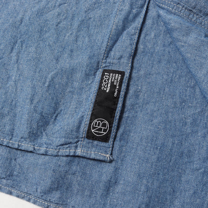 22SS コットン/リネン シャンブレー ワークシャツ(CHAMBRAY CL-SHIRT LS)