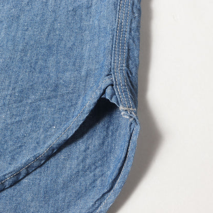 22SS コットン/リネン シャンブレー ワークシャツ(CHAMBRAY CL-SHIRT LS)