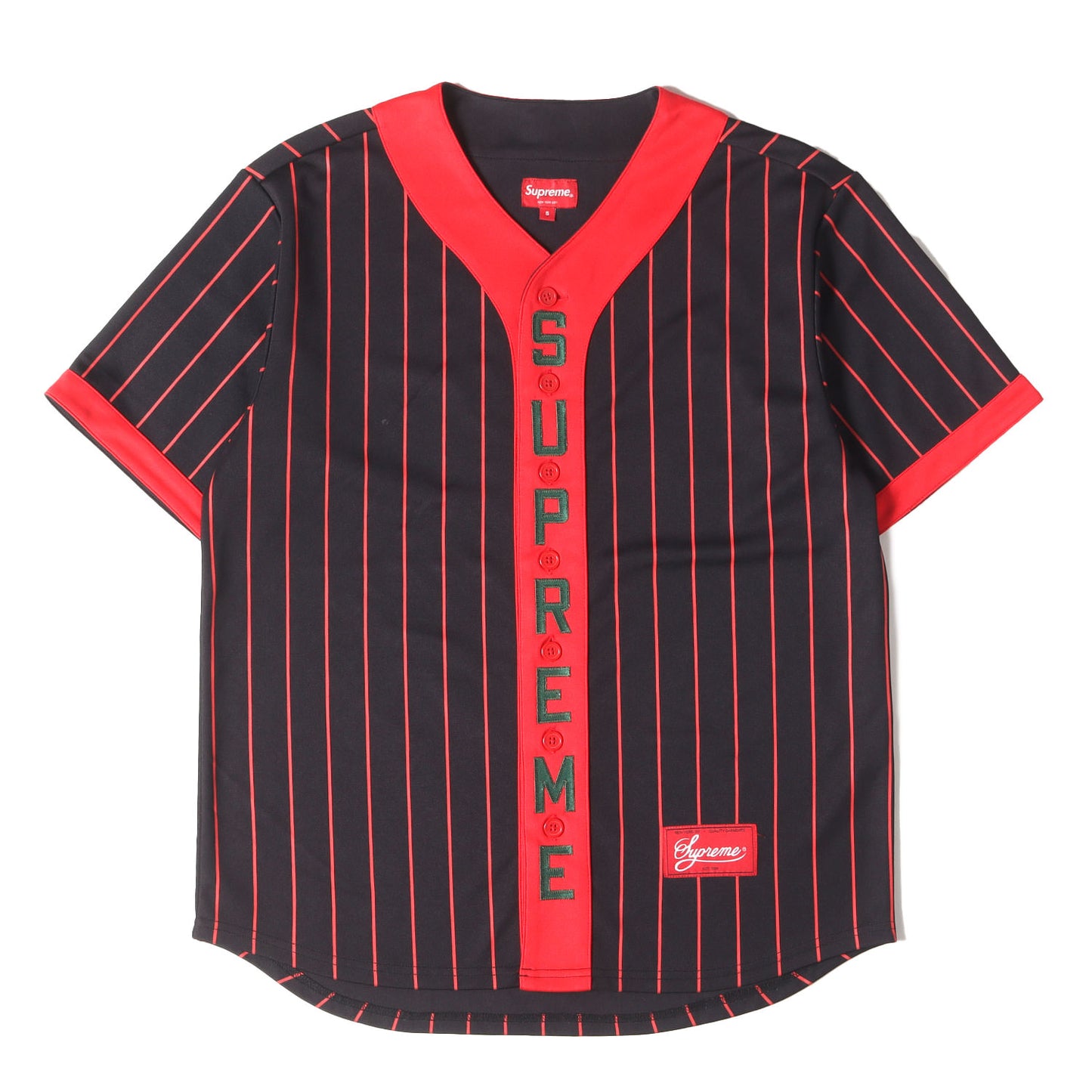 バーチカルロゴ ベースボールシャツ(Vertical Logo Baseball Jersey)