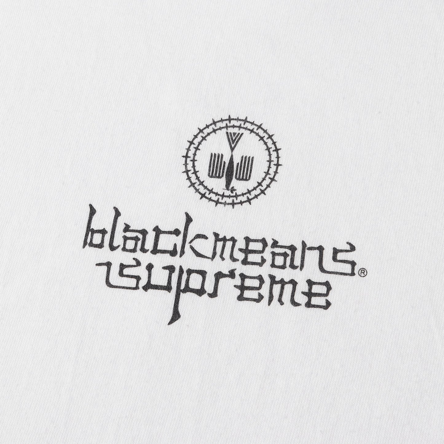 23AW ×blackmeans 漢字ロゴ ロングスリーブ Tシャツ(L/S Tee)