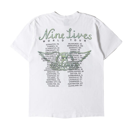 90s Aerosmith Nine Lives WORLD TOUR Tシャツ(giantボディ)