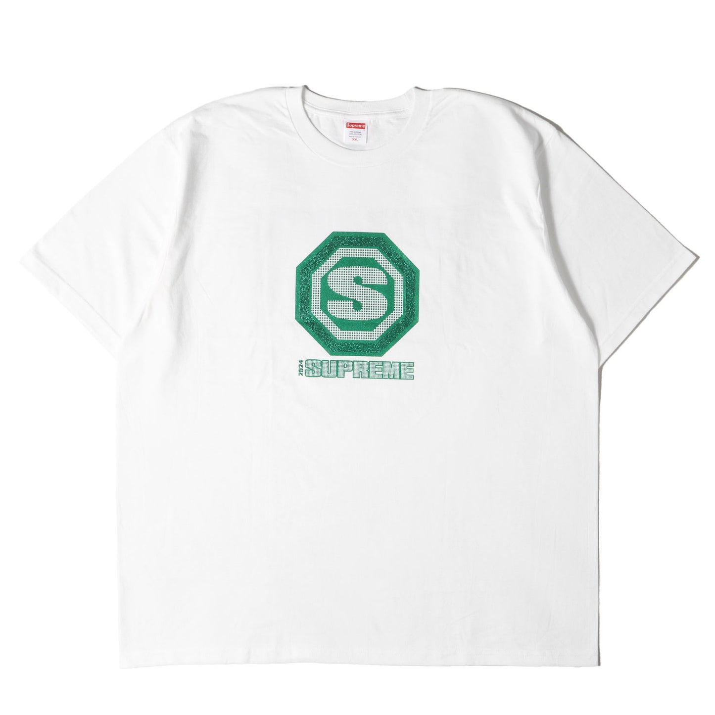 24AW Sロゴ ラメプリント Tシャツ(Blockbuster Tee)