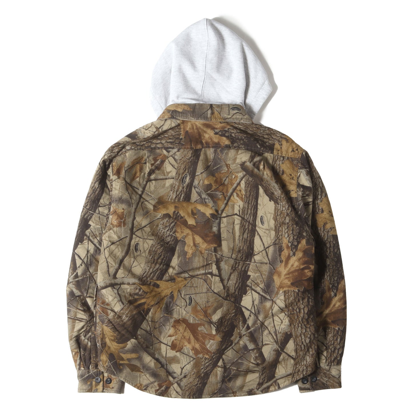 25SS フード付き 裏地キルティング ツリーカモ フランネルシャツ(Quilted Lined Hooded Flannel Shirt)