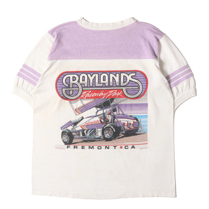 80s 企業物 BAYLANDS RACEWAY PARK フットボール Tシャツ(ANDYS tee-shirtsボディ / USA製)