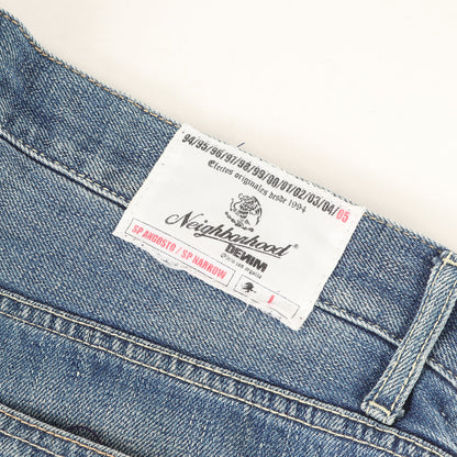 00s ウォッシュド SPナロー デニムパンツ