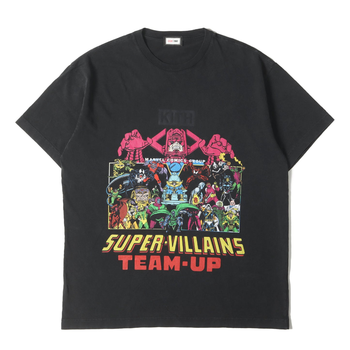 24SS ×MARVEL ヴィンテージ加工 ヴィラン オールスター Tシャツ(Team Up Vintage Tee)