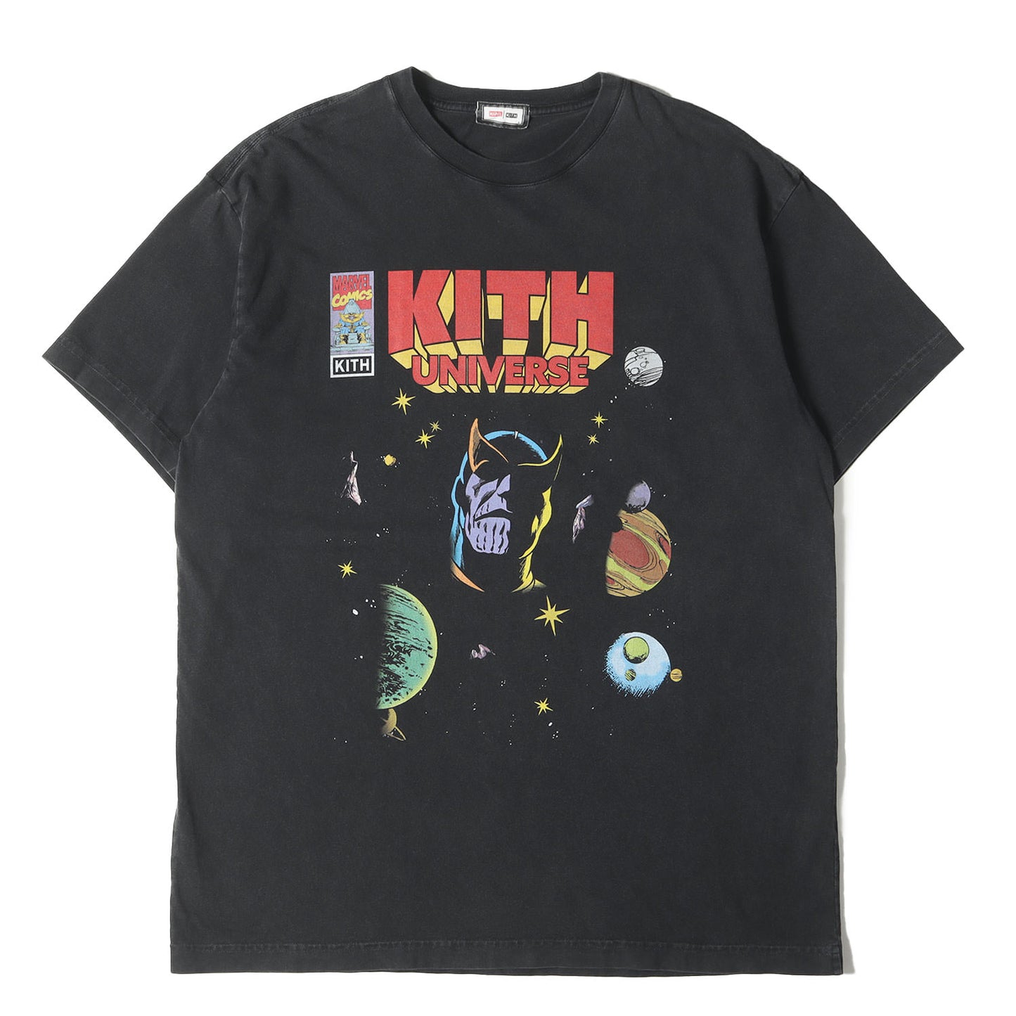 24SS ×MARVEL ヴィンテージ加工 Tシャツ(Universe Graphic Vintage Tee)