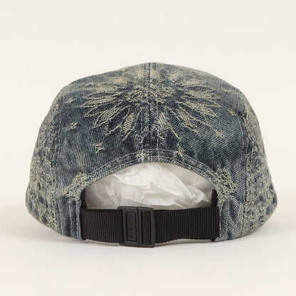 25SS バンダナ柄 ジャガード デニム BOXロゴ キャンプキャップ(Bandana Jacquard Denim Camp Cap)