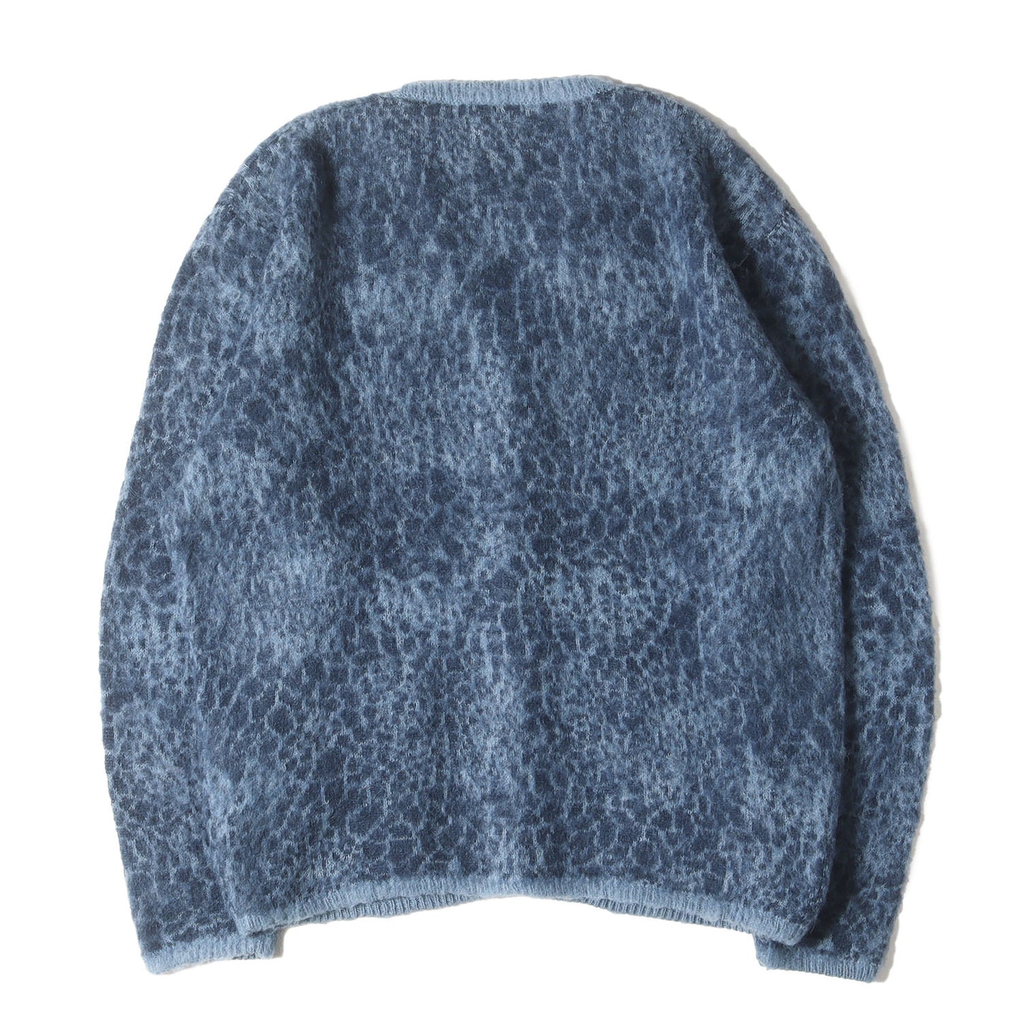 21AW レオパード柄 モヘヤニット カーディガン(MOHAIR CARDIGAN / AN-KNIT LS)