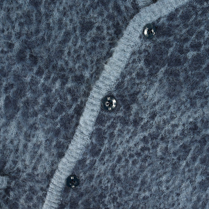 21AW レオパード柄 モヘヤニット カーディガン(MOHAIR CARDIGAN / AN-KNIT LS)
