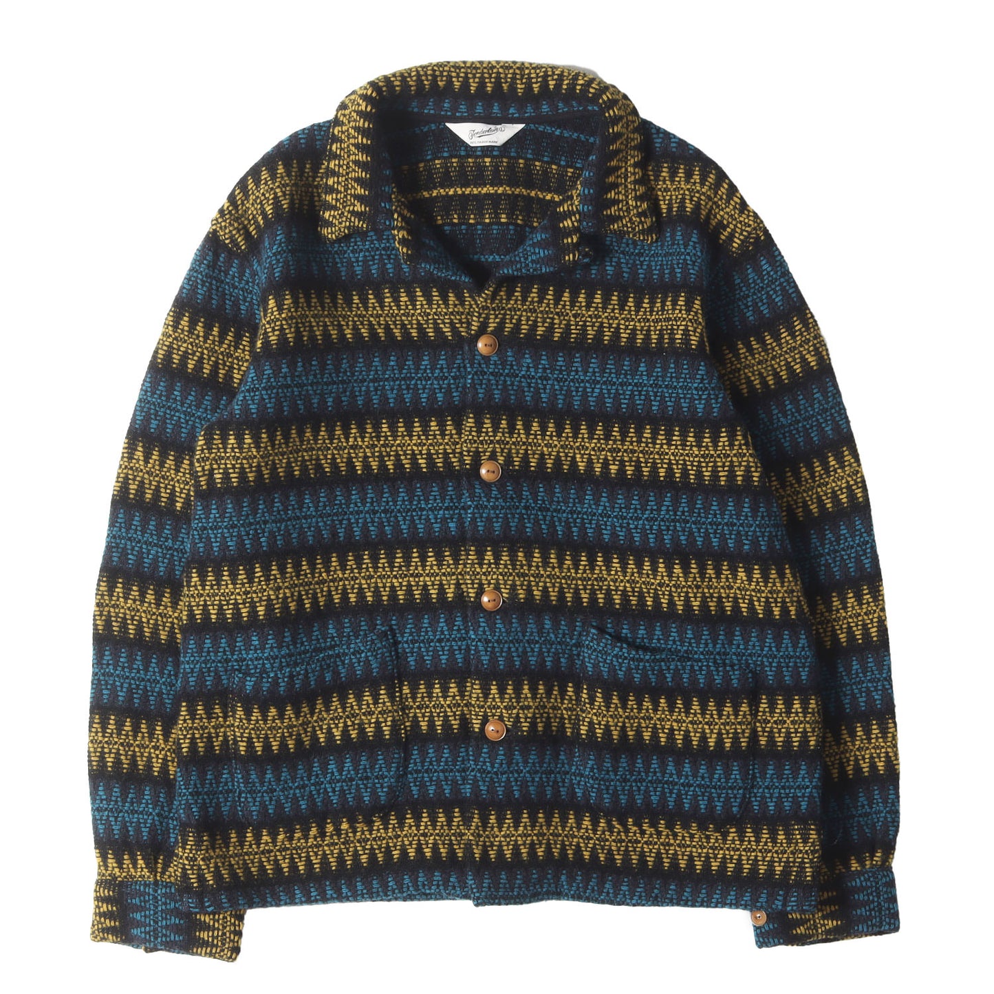 インディアン柄 ウールニット ジャケット(T-INDIAN JKT)