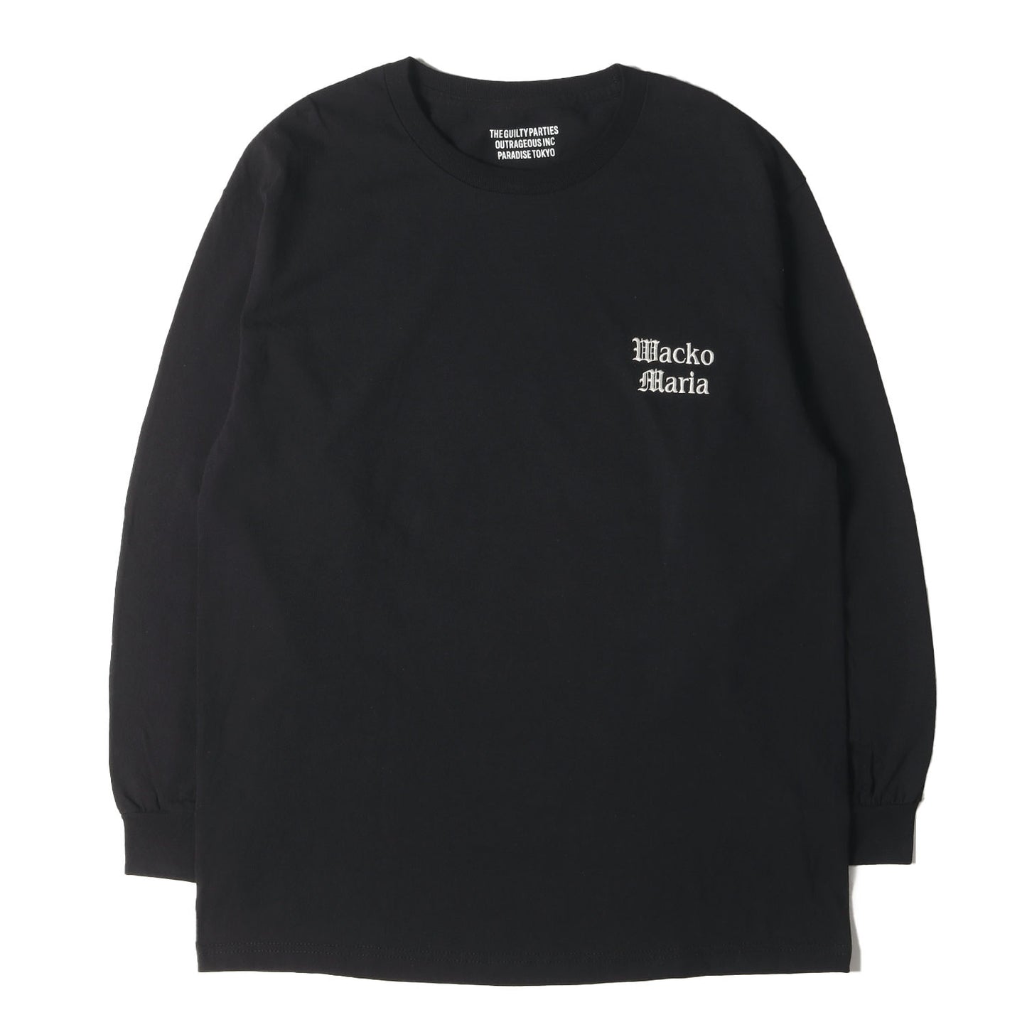 22AW ブランドロゴ刺繍 ロングスリーブ Tシャツ(CREW NECK LONG SLEEVE T-SHIRT)
