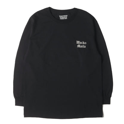 22AW ブランドロゴ刺繍 ロングスリーブ Tシャツ(CREW NECK LONG SLEEVE T-SHIRT)