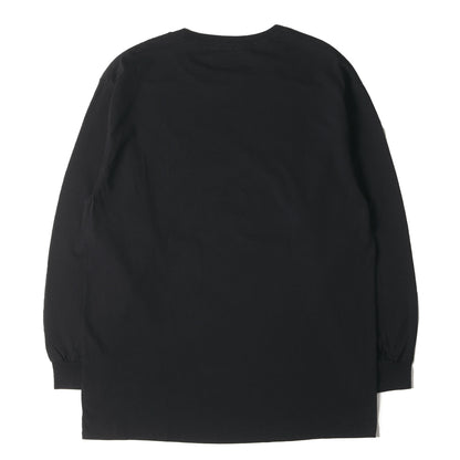 22AW ブランドロゴ刺繍 ロングスリーブ Tシャツ(CREW NECK LONG SLEEVE T-SHIRT)