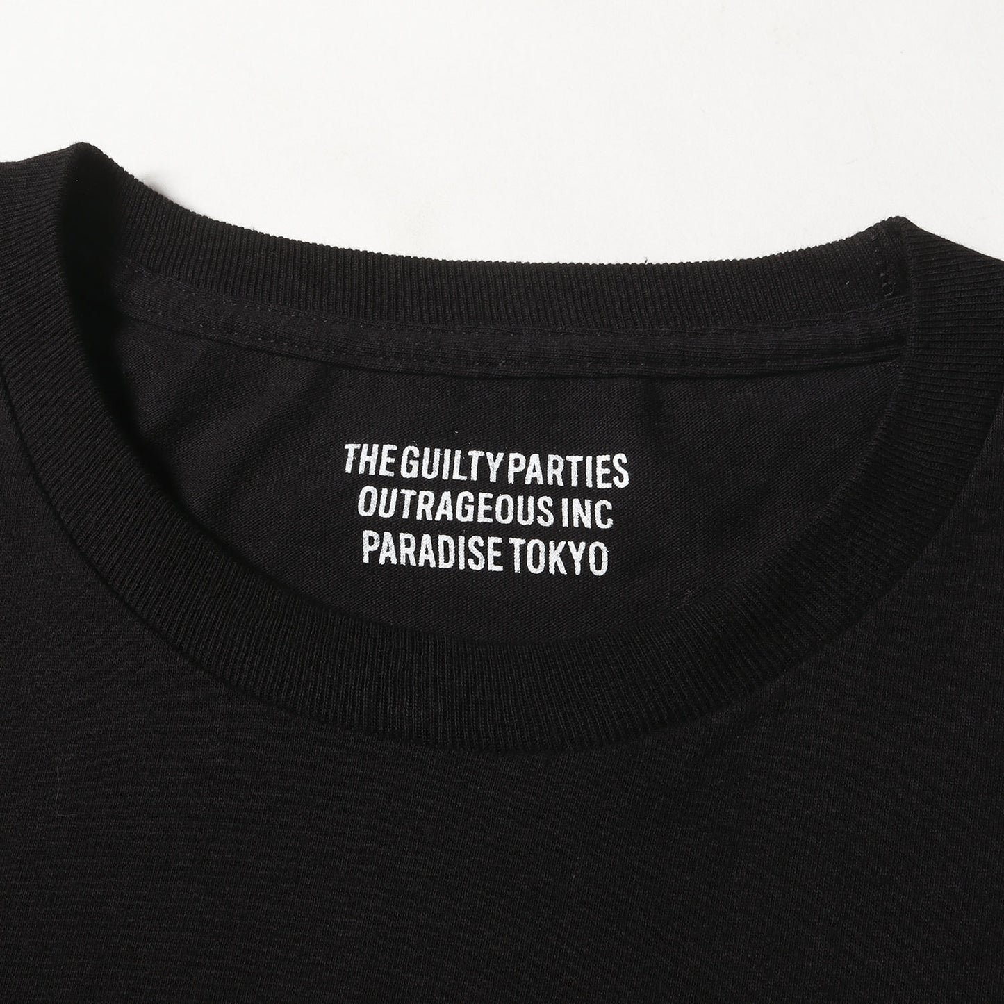 22AW ブランドロゴ刺繍 ロングスリーブ Tシャツ(CREW NECK LONG SLEEVE T-SHIRT)
