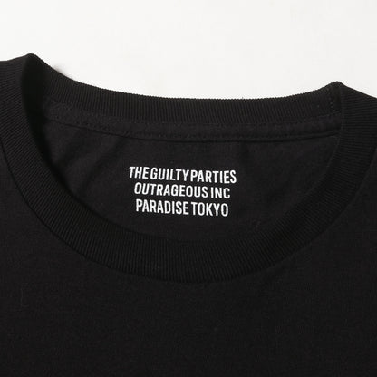 22AW ブランドロゴ刺繍 ロングスリーブ Tシャツ(CREW NECK LONG SLEEVE T-SHIRT)