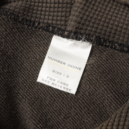 01SS タイム期 穴あき加工 ジオバーニ スウェットパーカー