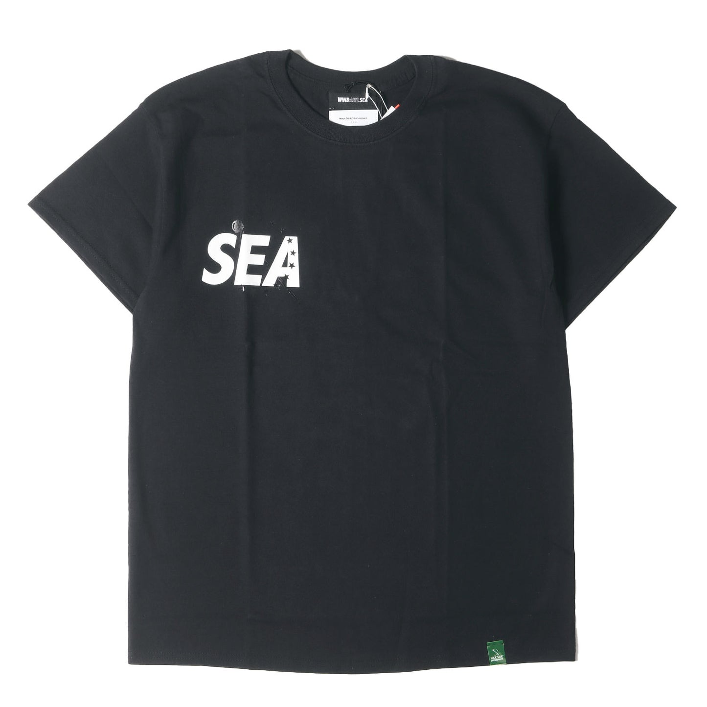 20SS ×MAGIC STICK ブランドロゴ クルーネック Tシャツ