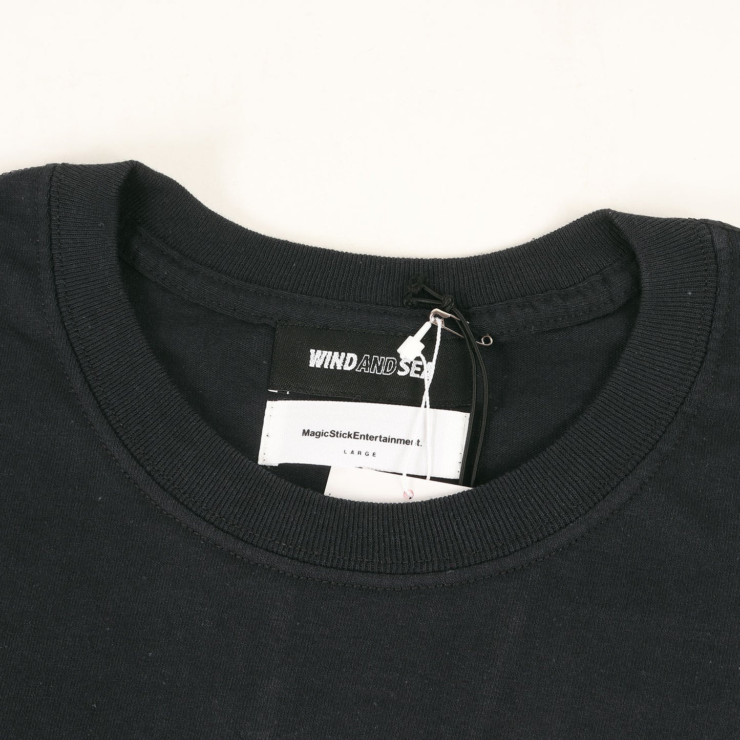20SS ×MAGIC STICK ブランドロゴ クルーネック Tシャツ