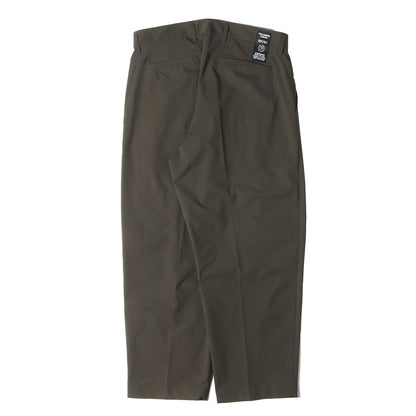 22SS ストレッチ 2タック ワイドテーパード パンツ(TWO TUCK / E-PT)