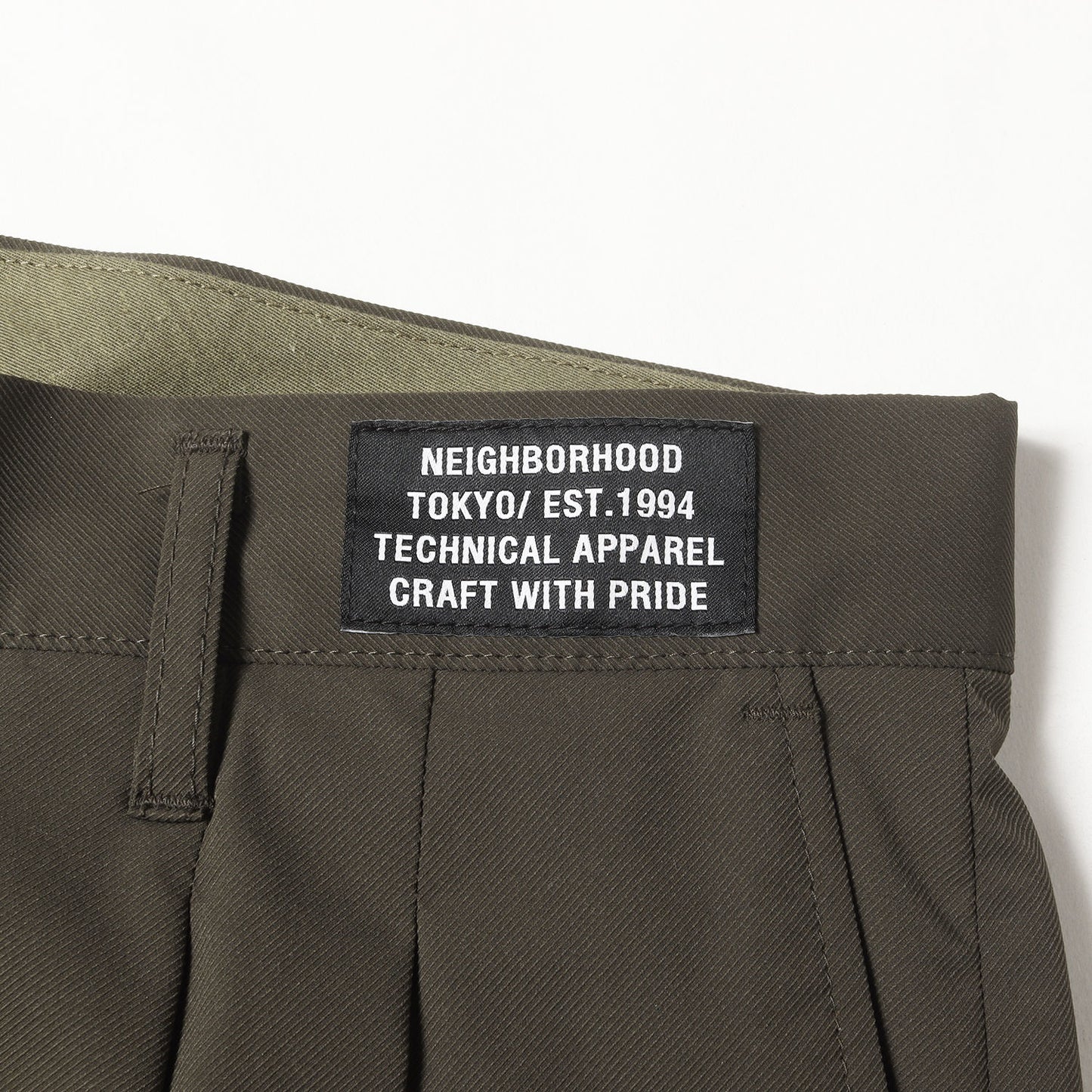 22SS ストレッチ 2タック ワイドテーパード パンツ(TWO TUCK / E-PT)