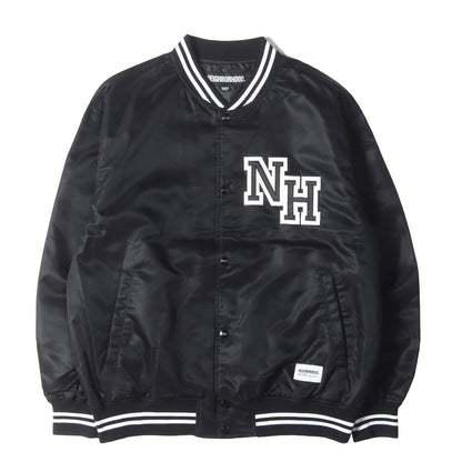 24SS ナイロンサテン スタジャン / ベースボールジャケット(BASEBALL JACKET)