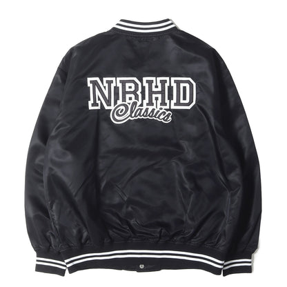 24SS ナイロンサテン スタジャン / ベースボールジャケット(BASEBALL JACKET)