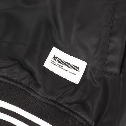 24SS ナイロンサテン スタジャン / ベースボールジャケット(BASEBALL JACKET)