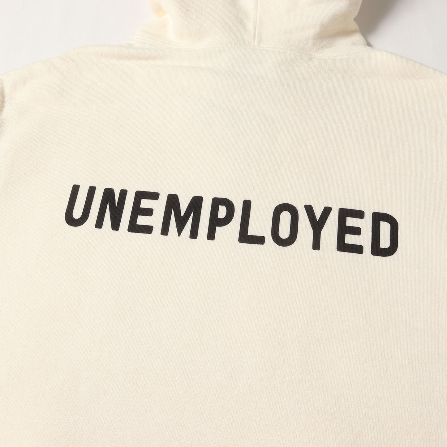 UNEMPLOYEDロゴ ダブルフェイス スウェットパーカー(T-PARKA)
