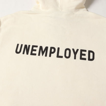 UNEMPLOYEDロゴ ダブルフェイス スウェットパーカー(T-PARKA)