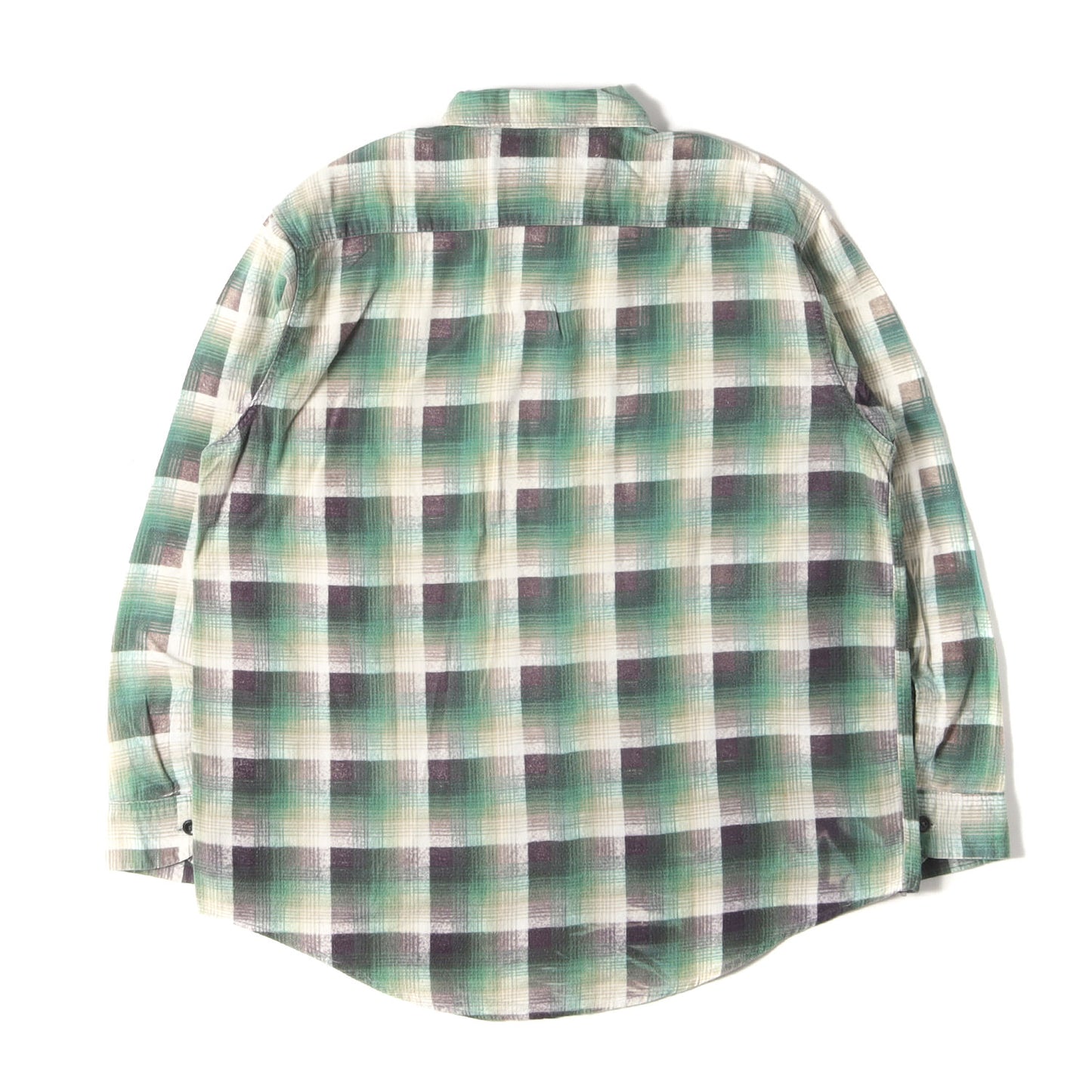 [希少カラー 好配色] 60s プリントチェック フランネルシャツ