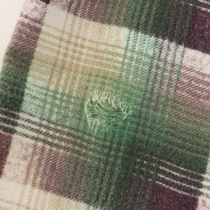 [希少カラー 好配色] 60s プリントチェック フランネルシャツ