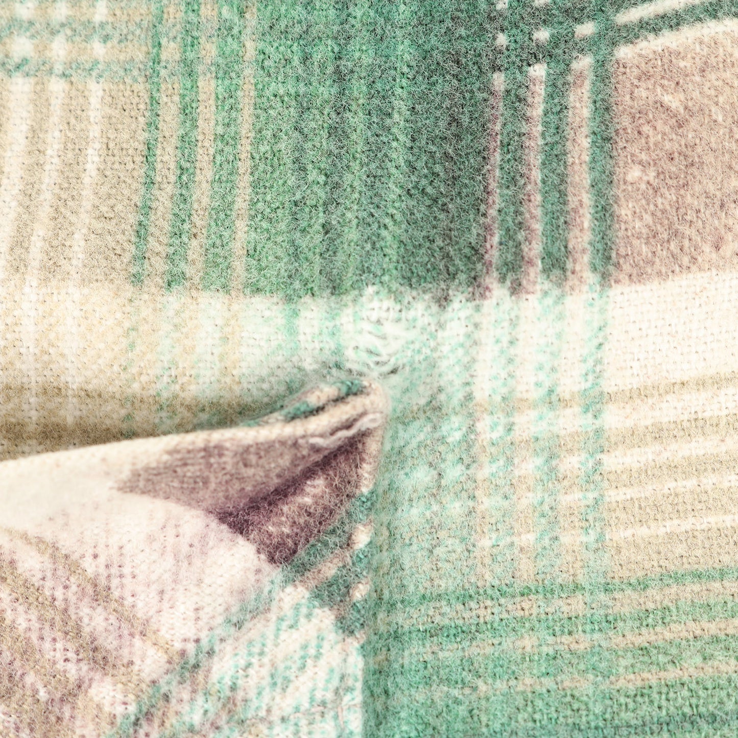 [希少カラー 好配色] 60s プリントチェック フランネルシャツ