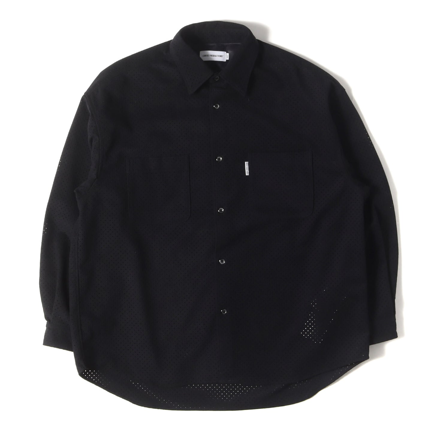 25SS パンチング フェイクスウェード ワークシャツ(Punching Faux Suede Work L/S Shirt)