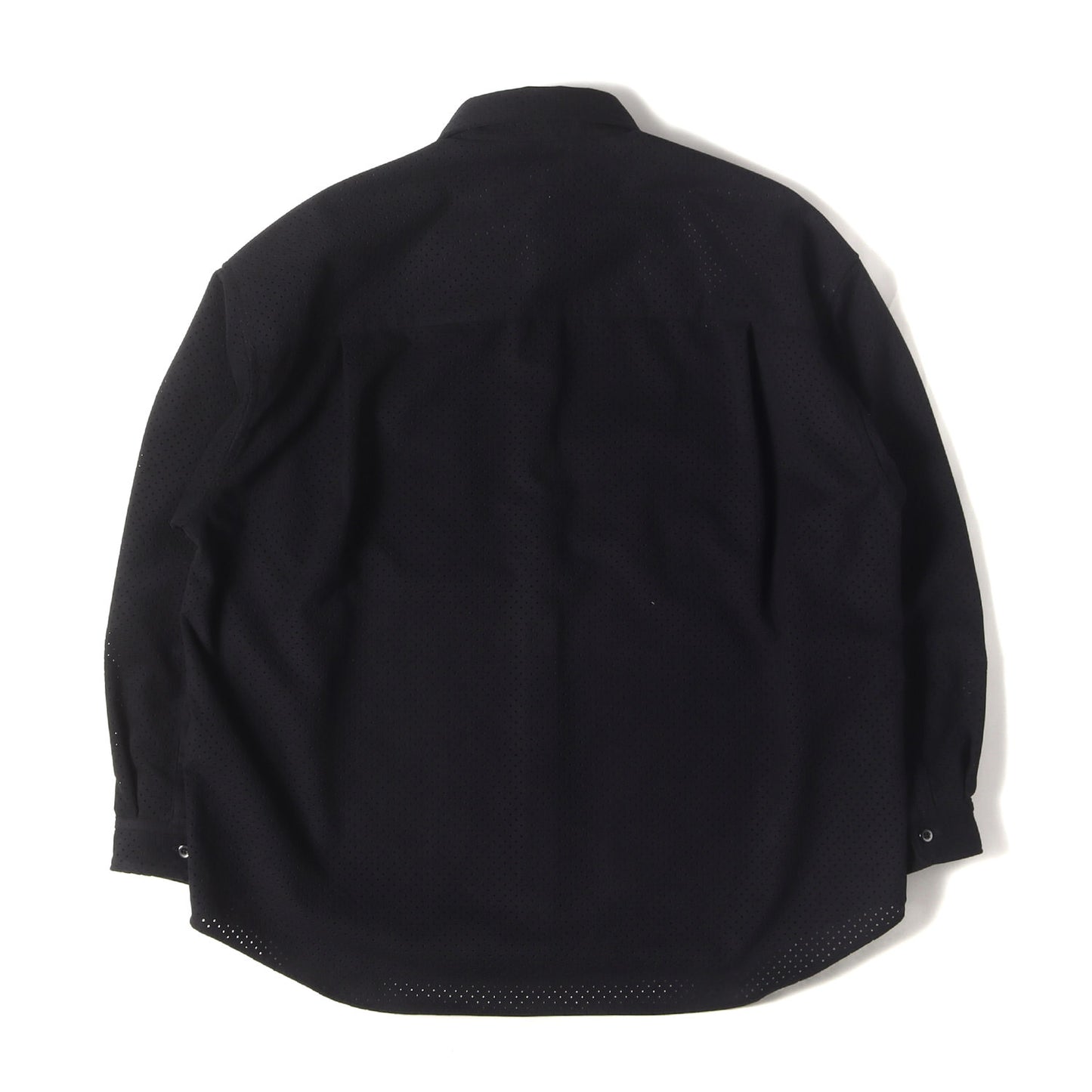 25SS パンチング フェイクスウェード ワークシャツ(Punching Faux Suede Work L/S Shirt)