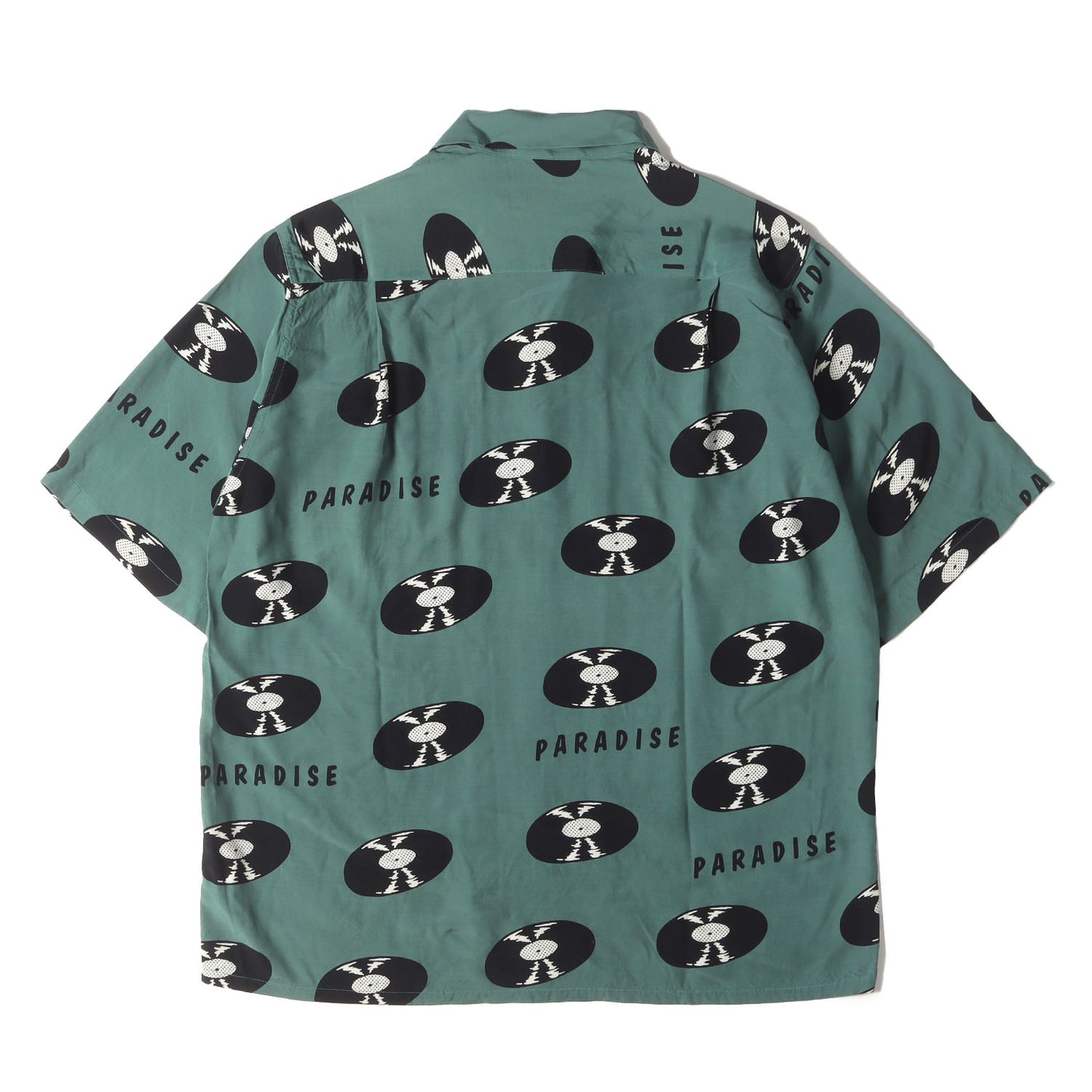 24SS レコード柄 レーヨン ハワイアンシャツ / アロハシャツ(RECORDS / S/S HAWAIIAN SHIRT)