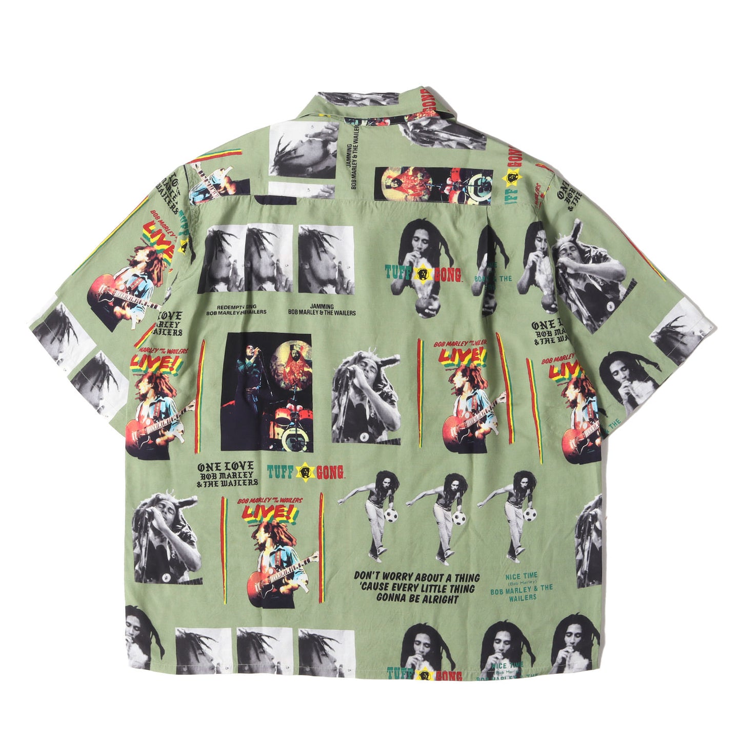 24SS BOB MARLEY ボブ・マーリー フォト柄 レーヨン ハワイアンシャツ / アロハシャツ(BOB MARLEY / HAWAIIAN SHIRT S/S)
