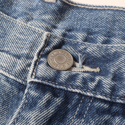 ウォッシュ加工 ルーズフィット ペインター デニムパンツ(STAY LOOSE CARPENTER JEANS)