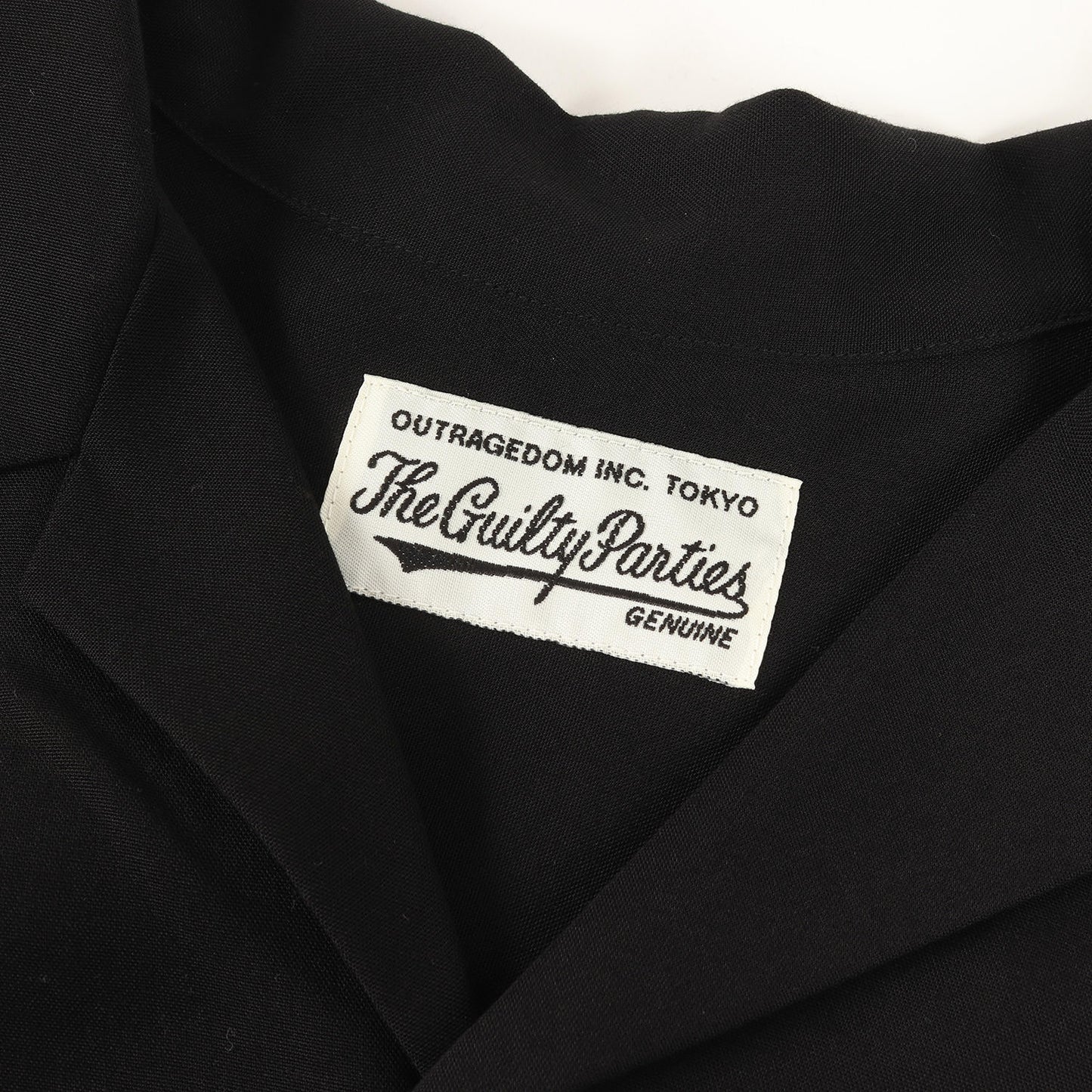 24SS ブランドロゴ刺繍 オープンカラー シャツ(50'S SHIRT L/S)