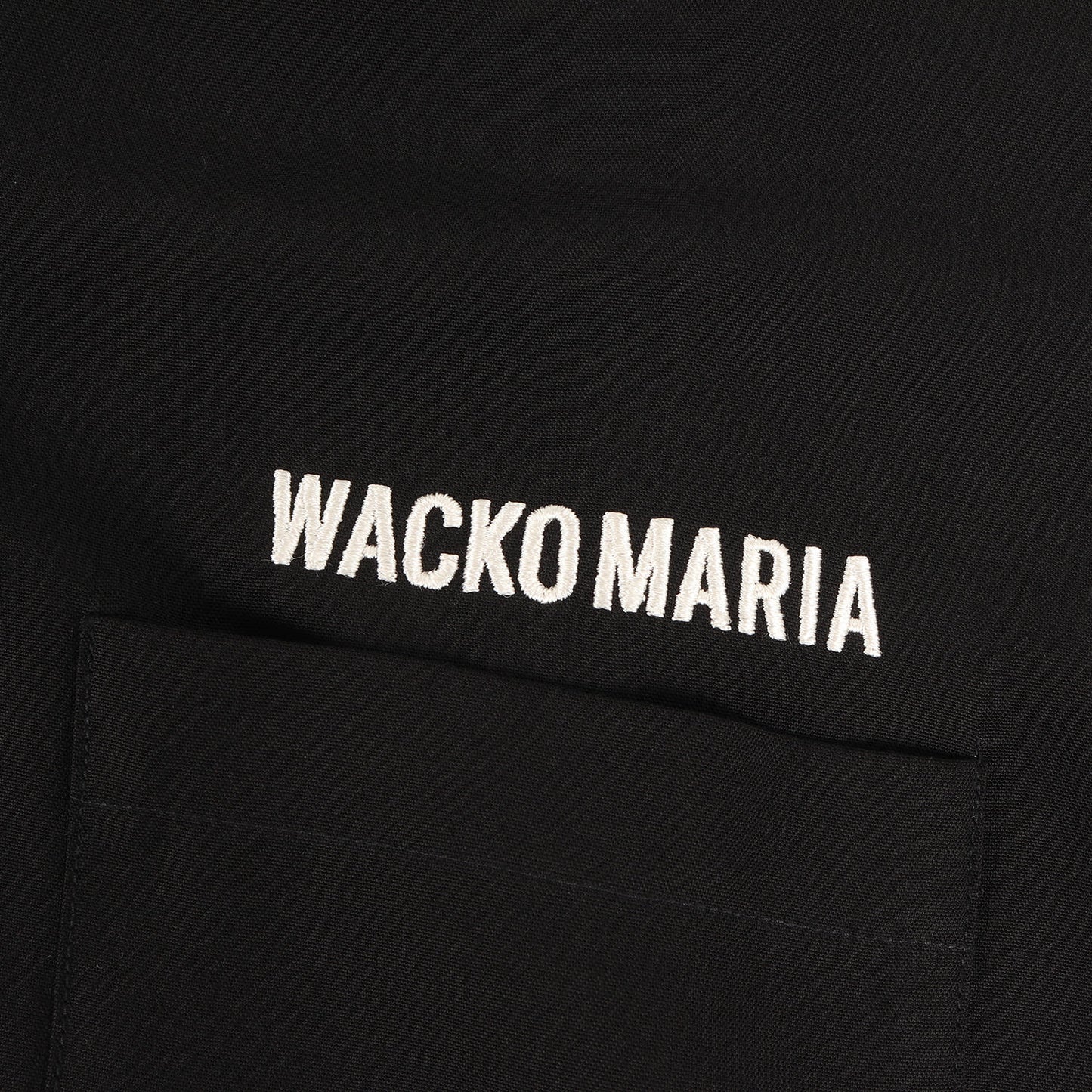24SS ブランドロゴ刺繍 オープンカラー シャツ(50'S SHIRT L/S)