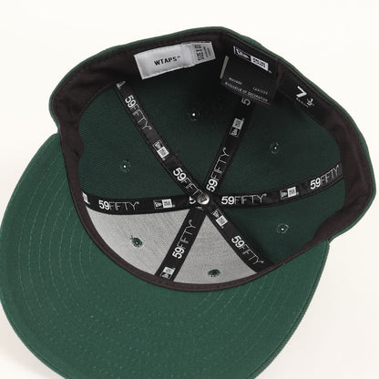 24SS ×NEW ERA WTロゴ刺繍 ベースボールキャップ(59FIFTY LOW PROFILE / CAP / POLY. TWILL)
