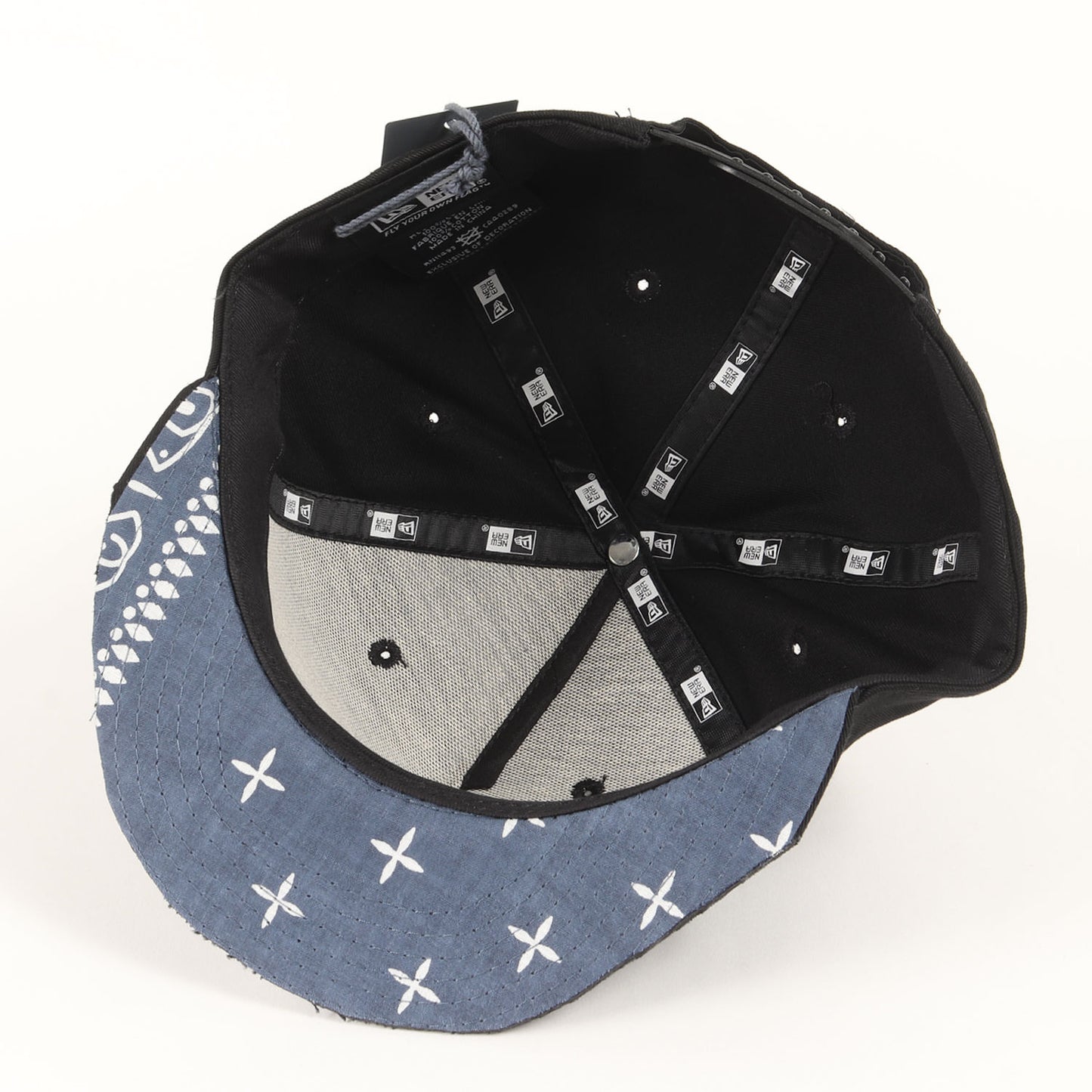 ×NEW ERA バイザーカット スナップバック ベースボールキャップ
